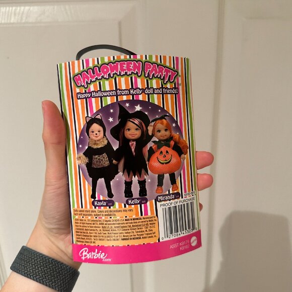 2007 Barbie Halloween Party Kelly Kayla Black Cat Costume - Picture 2 of 2